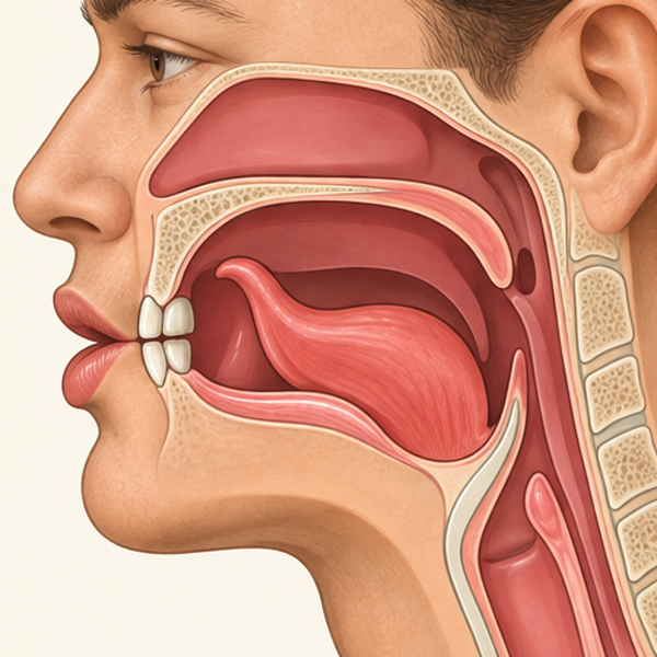 BR side-view movement: Close both lips for b with your voice on. Prepare the tongue for r during the closure, then open your lips straight into r.
