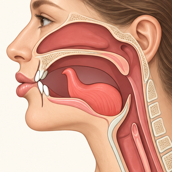 FR side-view movement: Touch your lower lip lightly to your upper teeth. Let air flow for f, then release the lip as your tongue moves toward r.