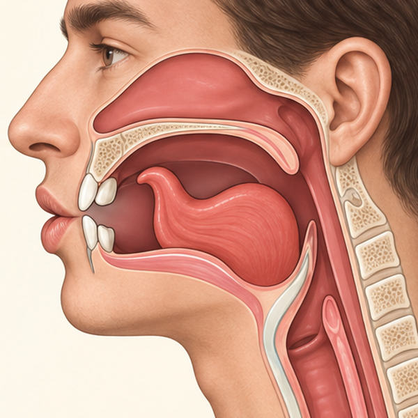 GR side-view movement: Lift the back of your tongue to the soft palate for g with your voice on. Release into r without adding an extra vowel.