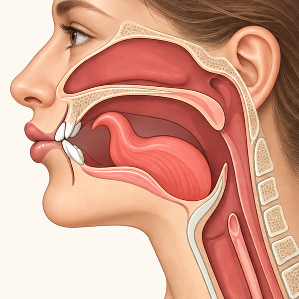 RT side-view sequence: start with R, move directly into T. Follow the tongue and lip placement described above.